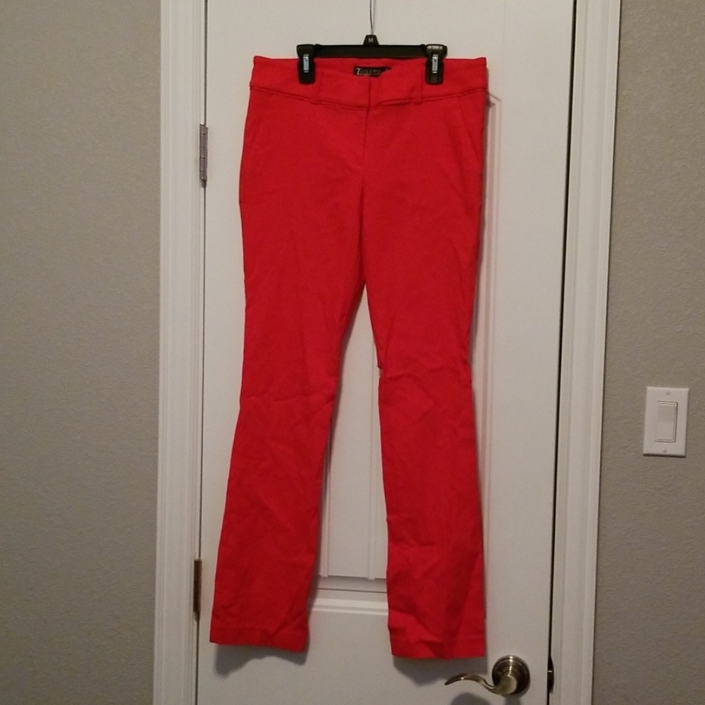New York & Co Red Pants Size 6